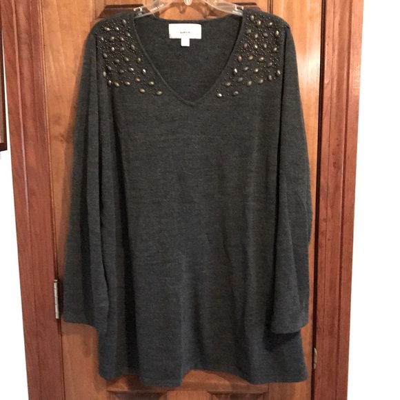 Avenue Sweaters - Avenue Design Women's Tunic Sweater EUC Size 22/24
